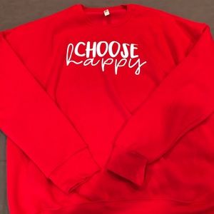 Choose Happy Sweatshirt XL
